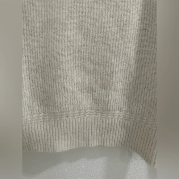 Cream Sezane sweater -pretty details aroundd collar, sleeves and bottom. - Picture 10 of 14